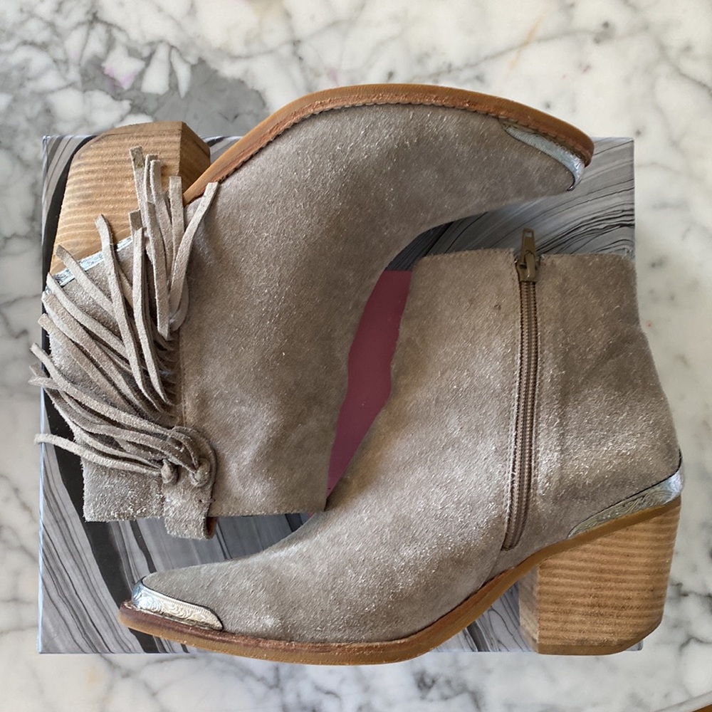 Jeffrey Campbell Pascal Suede Fringe Boot 8 - image 5